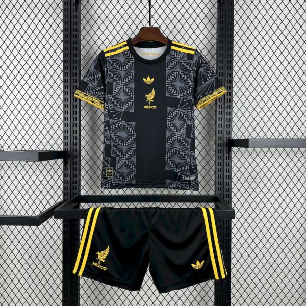 Mexico 2025/26 Gold- Black Kids Kit
