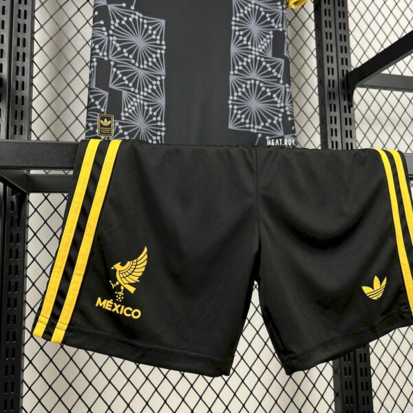 Mexico 2025/26 Gold- Black Kids Kit - Image 8