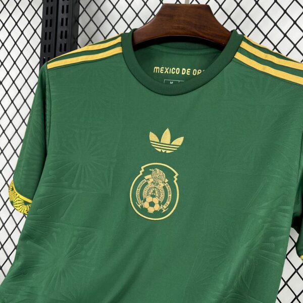 Mexico 2025/26 Gold- Green Jersey - Image 6