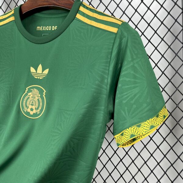 Mexico 2025/26 Gold- Green Jersey - Image 3