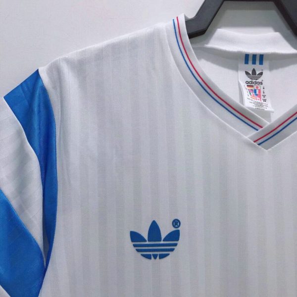 Olympique Marseille 1990/1991 Home Retro Jersey - Image 4