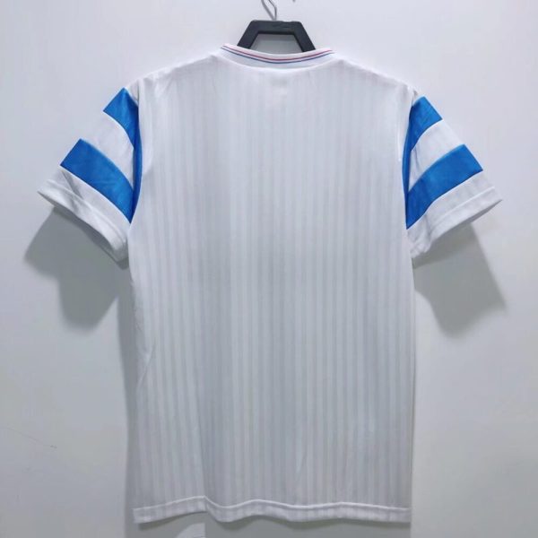 Olympique Marseille 1990/1991 Home Retro Jersey - Image 7