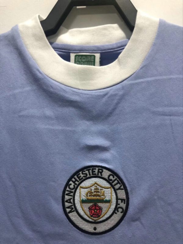 Manchester City 1972 Home Retro Jersey - Image 4