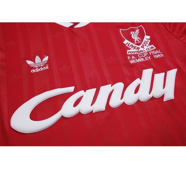 Liverpool 1988/89 Home Fa Cup Final Retro Jersey - Image 7