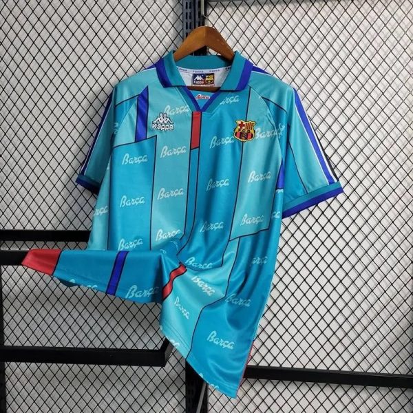 Barcelona 1995/97 Away Retro Jersey - Image 2