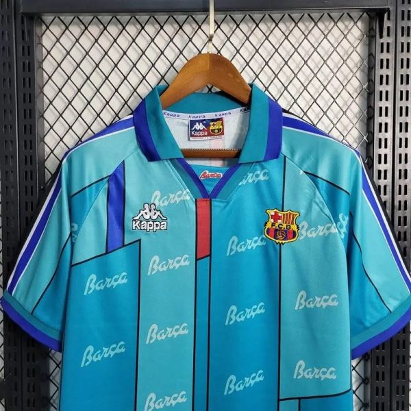 Barcelona 1995/97 Away Retro Jersey - Image 3