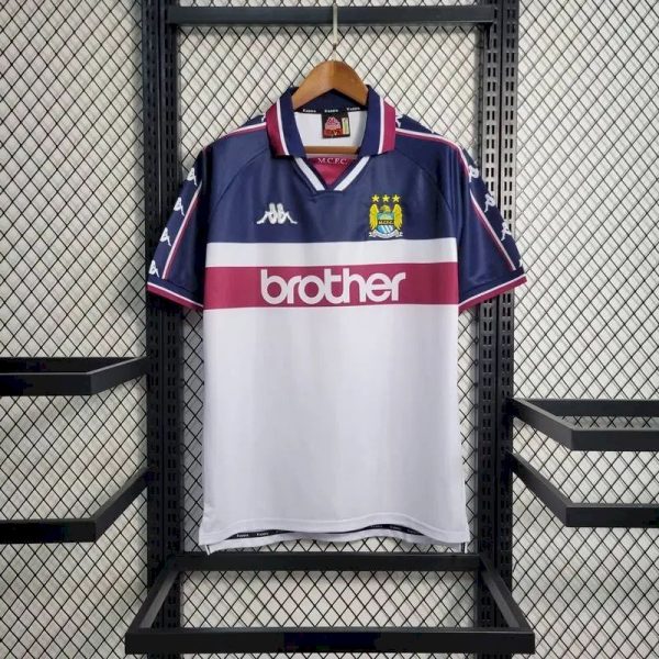 Manchester City 1997/98 Away Retro Jersey - Image 2