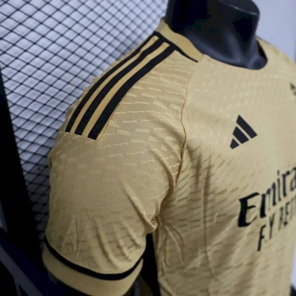 Real Madrid 2023/24 Special Edition Jersey Player Version Yellow - Image 5