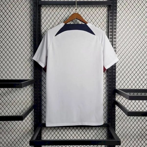 Paris Saint-Germain 2023/24 Pre-Match Training Jersey White - Image 7