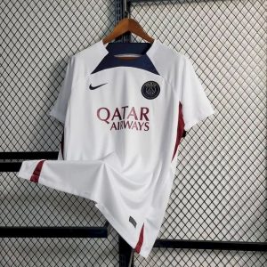 Paris Saint-Germain 2023/24 Pre-Match Training Jersey White