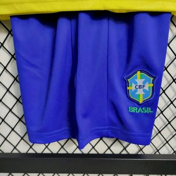 Brazil 2023/24 Home Kids Kit - Image 11