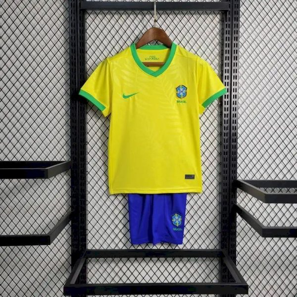 Brazil 2023/24 Home Kids Kit