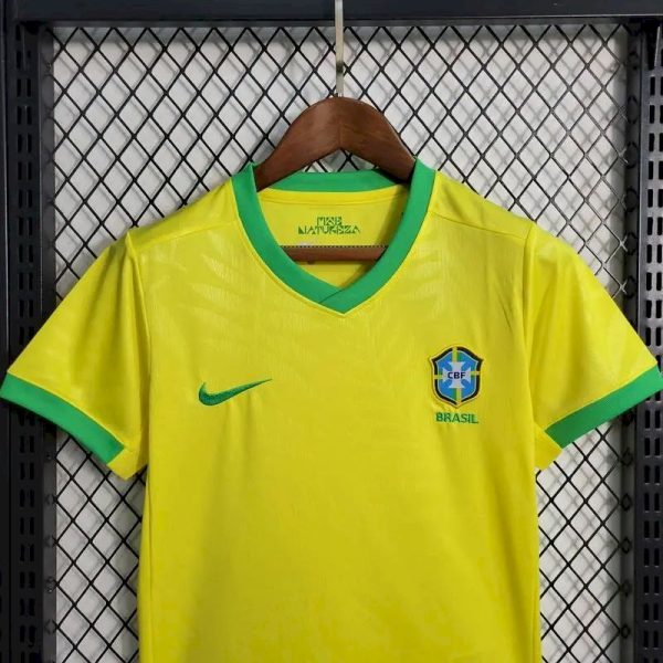 Brazil 2023/24 Home Kids Kit - Image 2