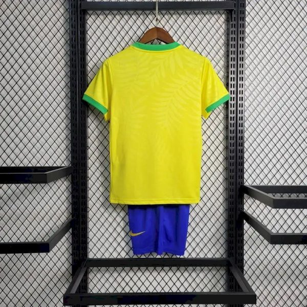 Brazil 2023/24 Home Kids Kit - Image 3