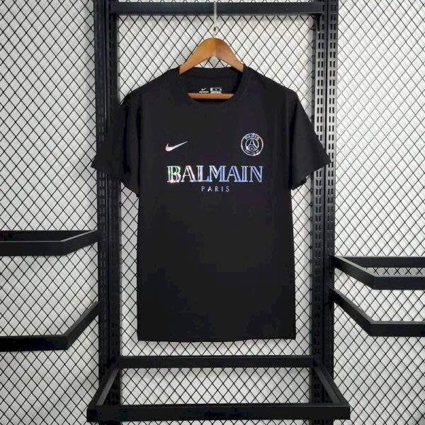 Paris Saint-Germain 2023/24 Balmain Pre-Match Training Jersey - Image 2