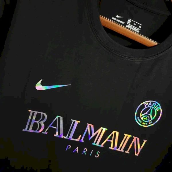 Paris Saint-Germain 2023/24 Balmain Pre-Match Training Jersey - Image 4