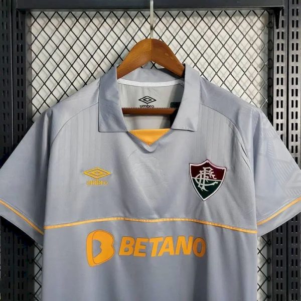 Fluminense 2023/24 Pre-Match Training Jersey Grey - Image 6