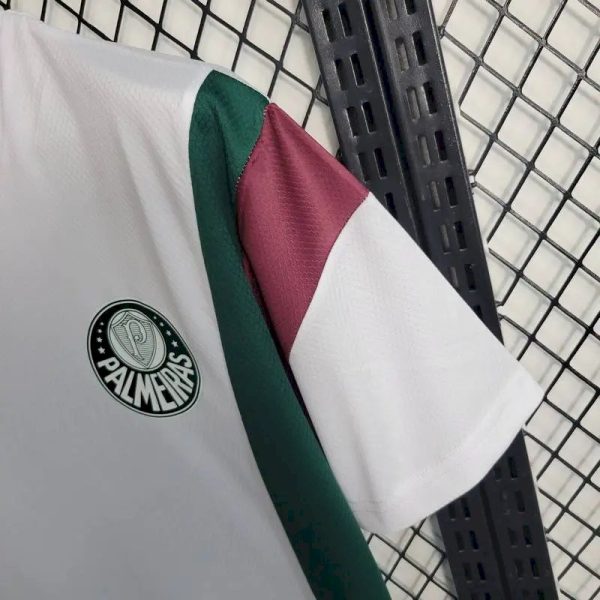 Palmeiras 2023/24 Pre-Match Training Jersey White - Image 3