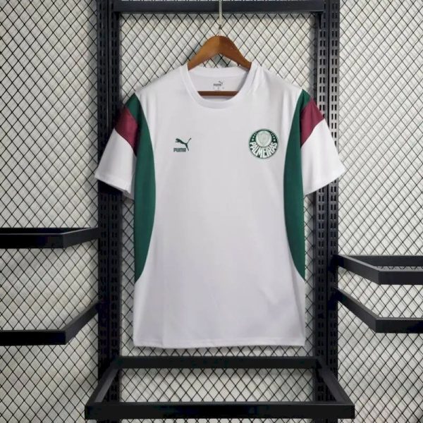 Palmeiras 2023/24 Pre-Match Training Jersey White - Image 2