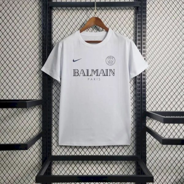 Paris Saint-Germain 2023/24 Balmain Pre-Match Training Jersey - Image 2