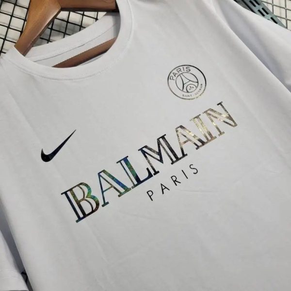 Paris Saint-Germain 2023/24 Balmain Pre-Match Training Jersey - Image 5