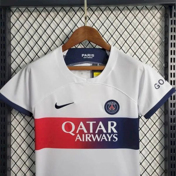 Paris Saint-Germain 2023/24 Away Kids Kit - Image 2