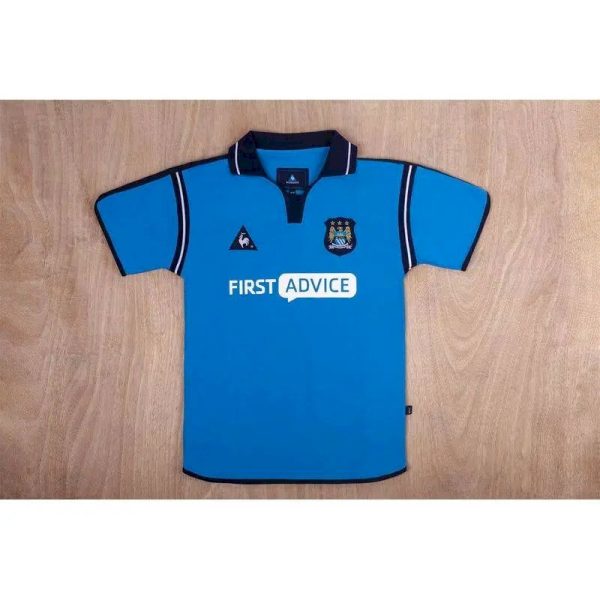 Manchester City 2002/03 Home Retro Jersey - Image 2