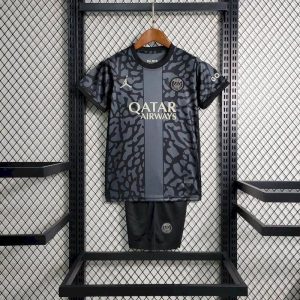 Paris Saint-Germain 2023/24 Third Kids Kit