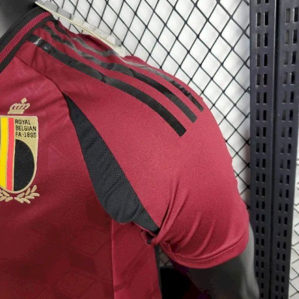 Belgium 2024/25 Euro Home Jersey Player Version - Image 8