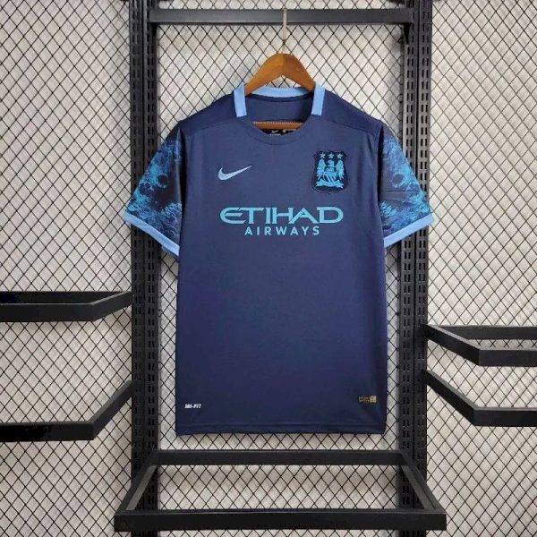 Manchester City 2015/16 Away Retro Jersey - Image 2