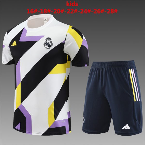 Real Madrid 2023/24 Training Kids Jersey+Short 14001
