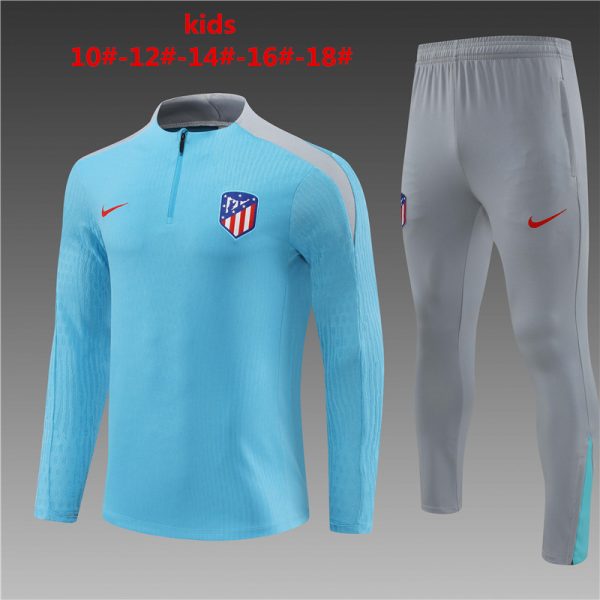 Atletico Madrid 2023/24 Half-Zip Kids Sweater+Pant 14001