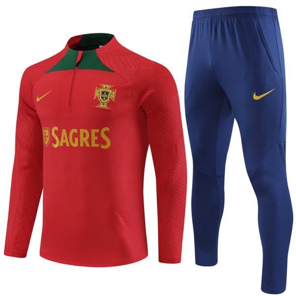 Portugal 2024/25 Half-Zip Adult Sweater+Pant 14001 - Image 5
