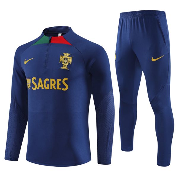 Portugal 2024/25 Half-Zip Adult Sweater+Pant 14001 - Image 4
