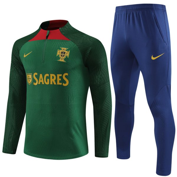 Portugal 2024/25 Half-Zip Adult Sweater+Pant 14001 - Image 4