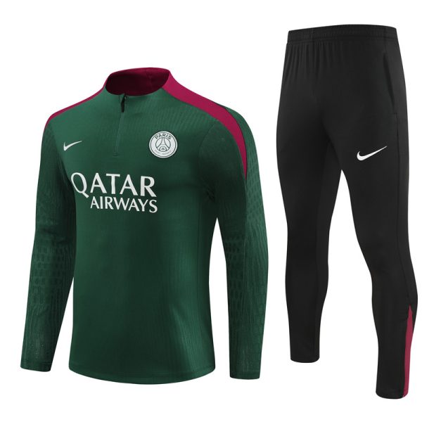 Paris Saint-Germain 2024/25 Half-Zip Adult Sweater+Pant 14001 - Image 5