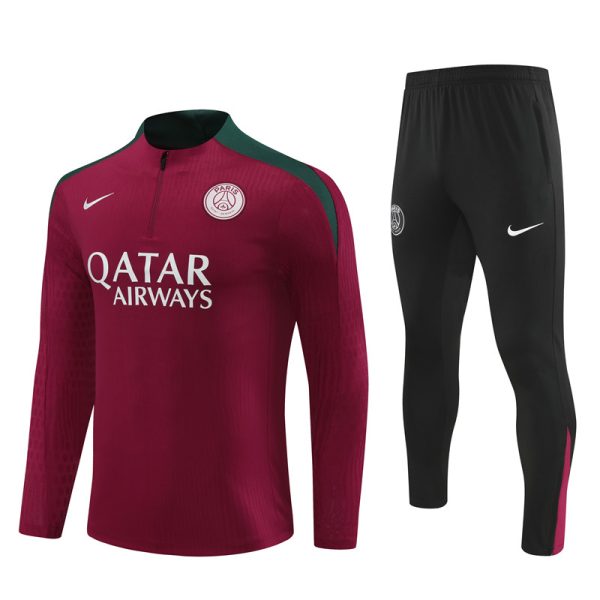 Paris Saint-Germain 2024/25 Half-Zip Adult Sweater+Pant 14001 - Image 4