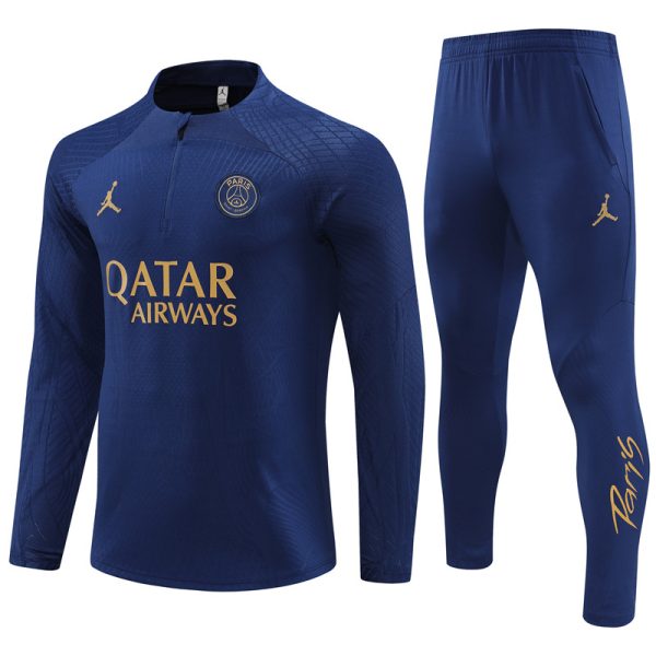 Paris Saint-Germain 2024/25 Half-Zip Adult Sweater+Pant 14001 - Image 6