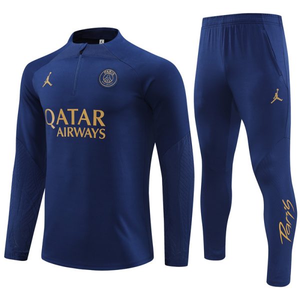 Paris Saint-Germain 2024/25 Half-Zip Adult Sweater+Pant 14001 - Image 5