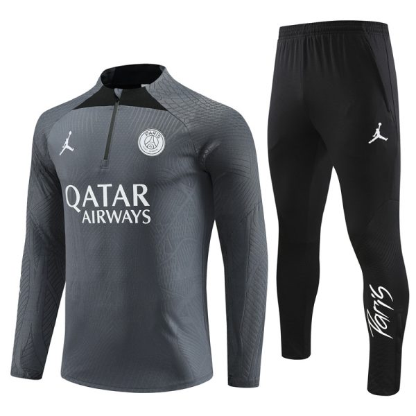 Paris Saint-Germain 2024/25 Half-Zip Adult Sweater+Pant 14001 - Image 4