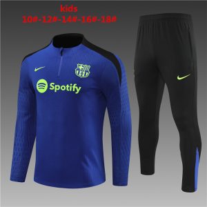 Barcelona 2023/24 Half-Zip Kids Sweater+Pant 14001