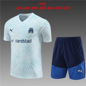 Olympique Marseille 2023/24 Training Kids Jersey+Short 14001