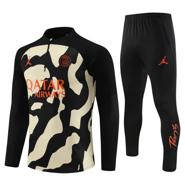 Paris Saint-Germain 2024/25 Half-Zip Adult Sweater+Pant 14001 - Image 4