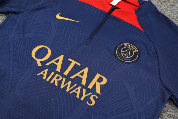 Paris Saint-Germain 2024/25 Half-Zip Adult Sweater+Pant 14001 - Image 4