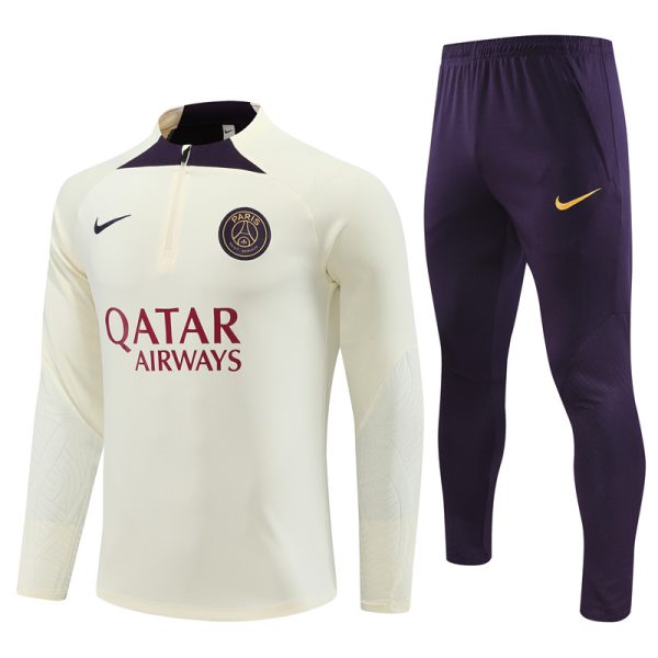 Paris Saint-Germain 2024/25 Half-Zip Adult Sweater+Pant 14001 - Image 4