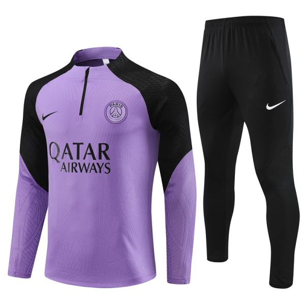 Paris Saint-Germain 2024/25 Half-Zip Adult Sweater+Pant 14001 - Image 4