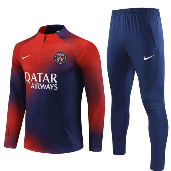 Paris Saint-Germain 2024/25 Half-Zip Adult Sweater+Pant 14001 - Image 5