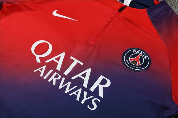 Paris Saint-Germain 2024/25 Half-Zip Adult Sweater+Pant 14001 - Image 3