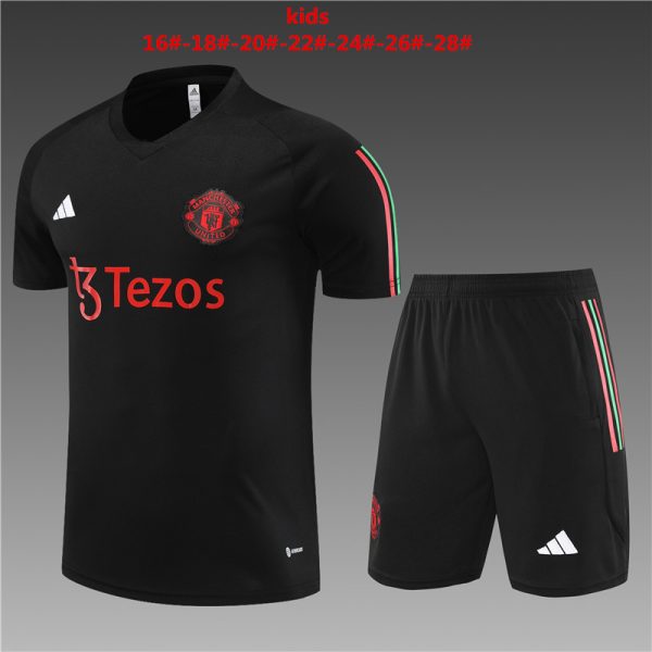 Manchester United 2023/24 Training Kids Jersey+Short 14001