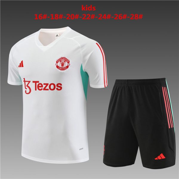 Manchester United 2023/24 Training Kids Jersey+Short 14001
